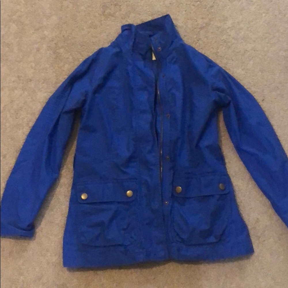 Royal blue lightweight jacket